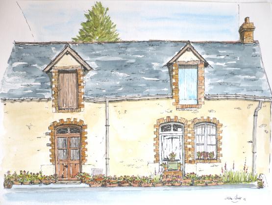 maison aux géraniums - Jean-Clair Cougnaud