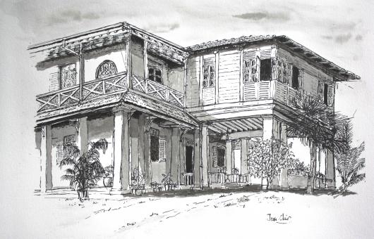 résidence coloniale - Jean-Clair Cougnaud