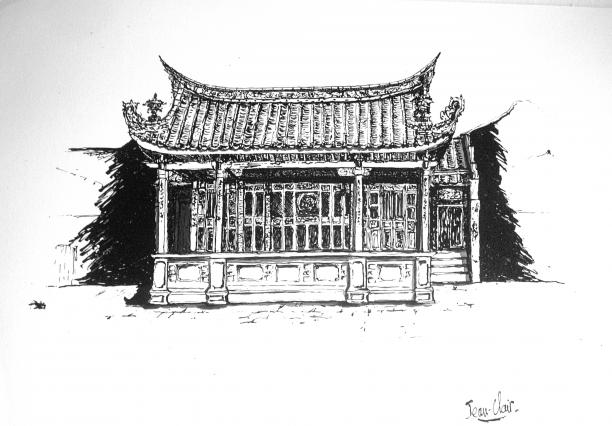 temple chinois - Jean-Clair Cougnaud - Click to enlarge