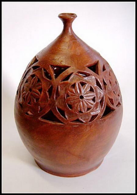 Vase sculpture percé - Maria Rosaria D'Alessandro