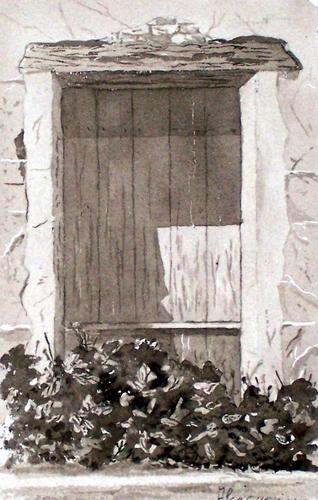 Vieille porte de campagne - Alain Chevrignac
