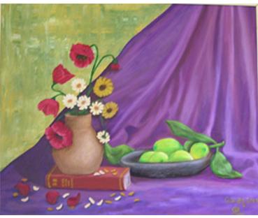 Vase de coquelicots - Gunech Zardoumi
