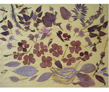 Panier de fleurs et feuilles - Gunech Zardoumi