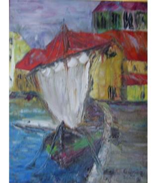 Bateaux au port - Gunech Zardoumi