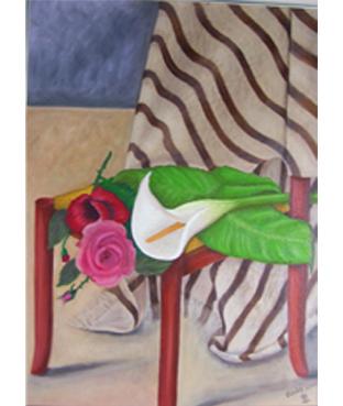 Chaise au plaid berbère - Gunech Zardoumi