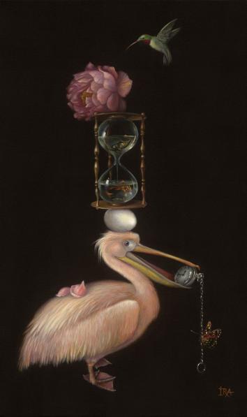Pyramid with pelican - Irena Aizen