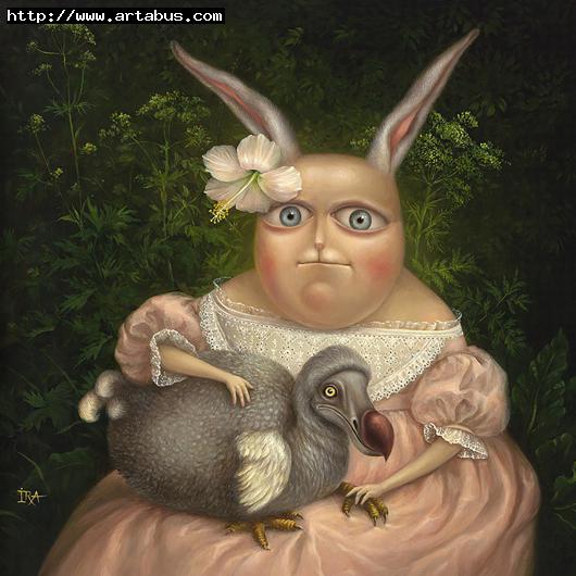 Portrait with Dodo - Irena Aizen
