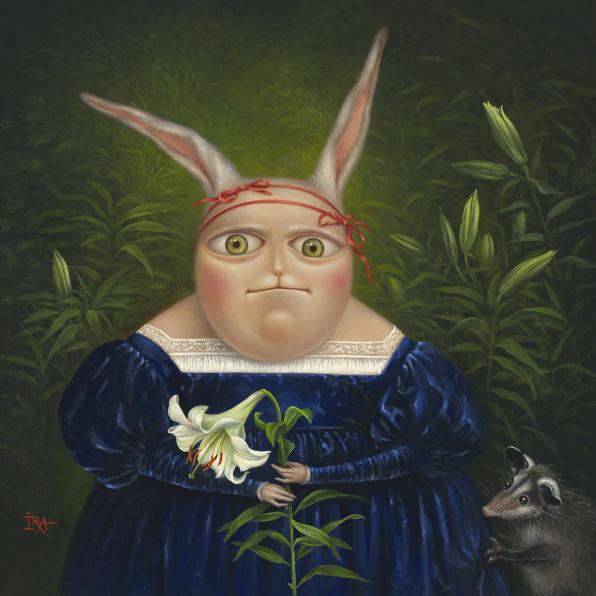 Portrait with Lily - Irena Aizen - Cliquer pour afficher en grand