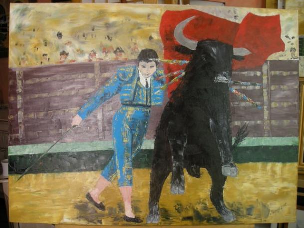 corrida - Christian Pacaud - Click to enlarge