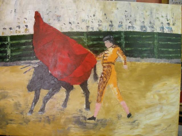 corrida 2 - Christian Pacaud - Cliquer pour afficher en grand