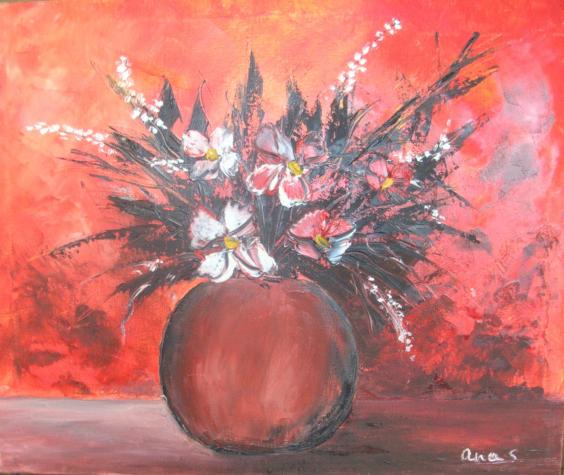 flores rojas - Ana Serrote