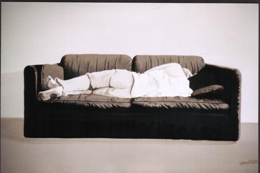 Sofa monochrome - Vérone Ferat-Prevotat - Cliquer pour afficher en grand