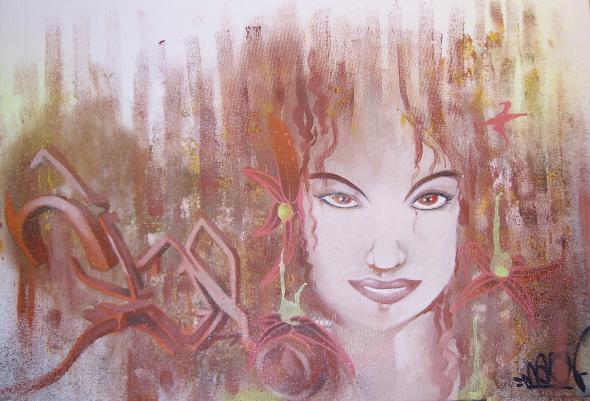 La Femme aux Fleurs - Maone - Cliquer pour afficher en grand