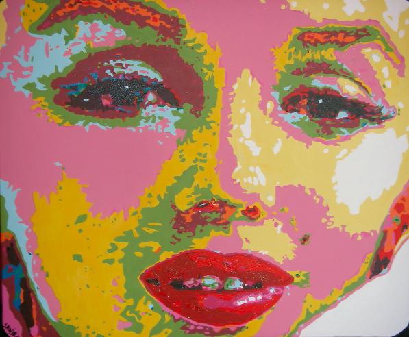 marilyn - Sandra Lienard - Cliquer pour afficher en grand