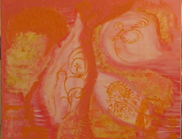 Fleurs de l'orient en gestation - Charlène Chambas - Click to enlarge