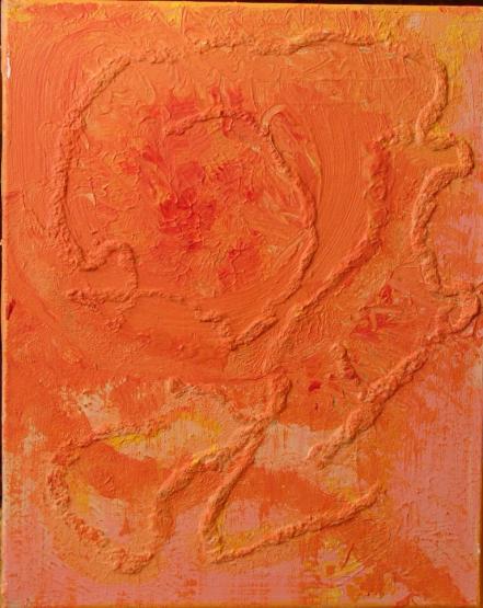 Naissance d'une rose abstraite - Charlène Chambas