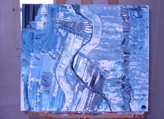 Variation sur les coulis de bleus - Charlène Chambas