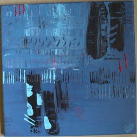 Zone bleue au rouge - Charlène Chambas