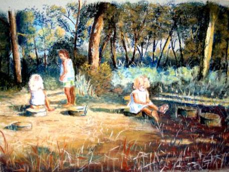 enfants dans les bois - Robert Esnay