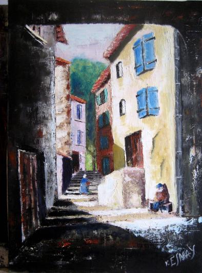 rue en Provence - Robert Esnay