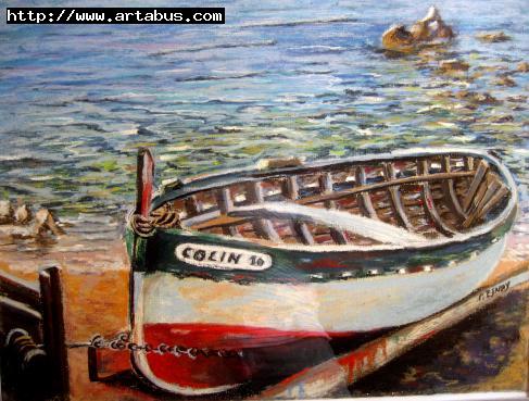 la barque - Robert Esnay