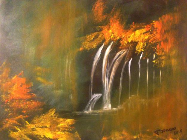 Waterfall - Tatiana Sragar - Cliquer pour afficher en grand