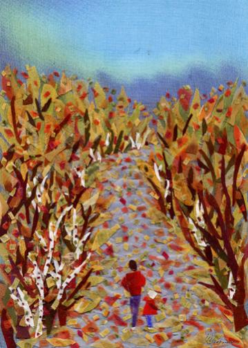 Autumn in the Park - Marina Gershman