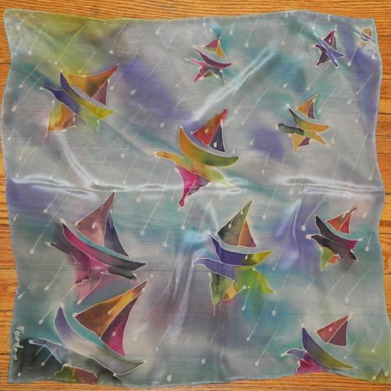Boats Scarf - Marina Gershman