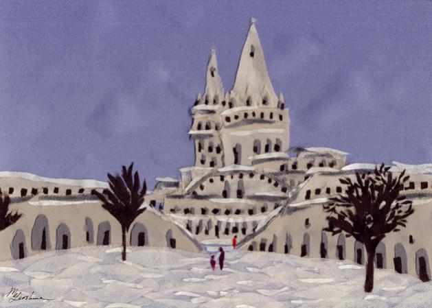 Budapest, Fisher Bastion - Marina Gershman - Click to enlarge