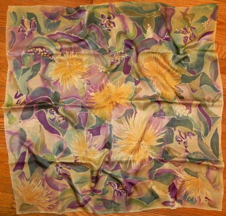 Chrysanthemums Scarf - Marina Gershman