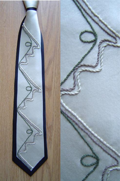 Cream tie - Marina Gershman
