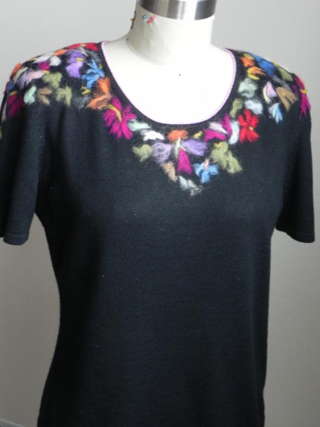 Felted Black Top - Marina Gershman - Cliquer pour afficher en grand