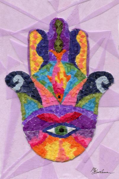 Hamsa collage - Marina Gershman