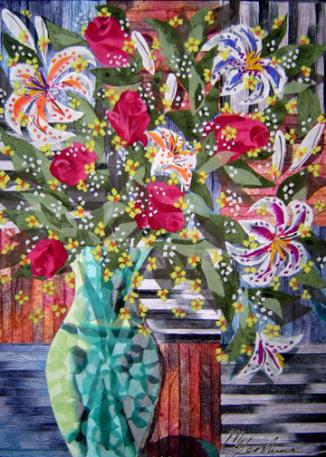 Lillies and Roses - Marina Gershman