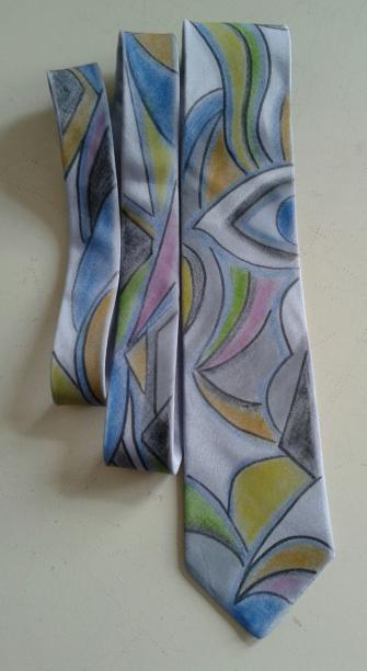 Silver Pastel Tie - Marina Gershman