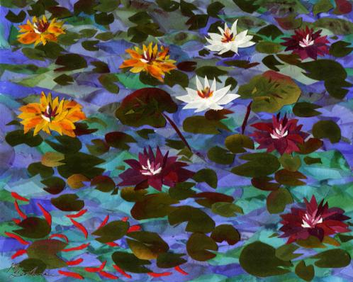 The Garden Pond - Marina Gershman