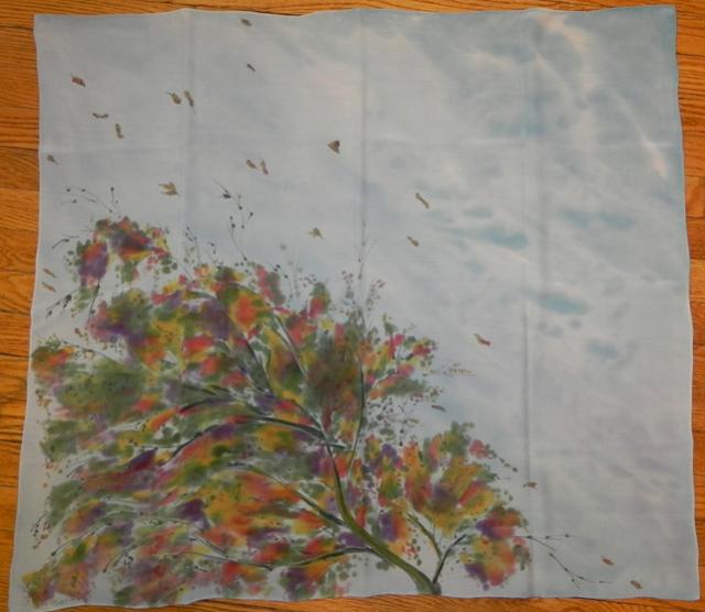 Tree Branch Scarf - Marina Gershman - Click to enlarge
