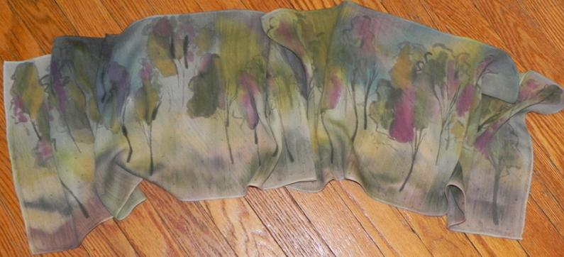 Trees Scarf - Marina Gershman - Click to enlarge