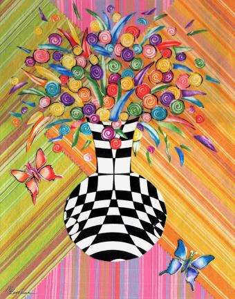 Vase with Flowers - Marina Gershman