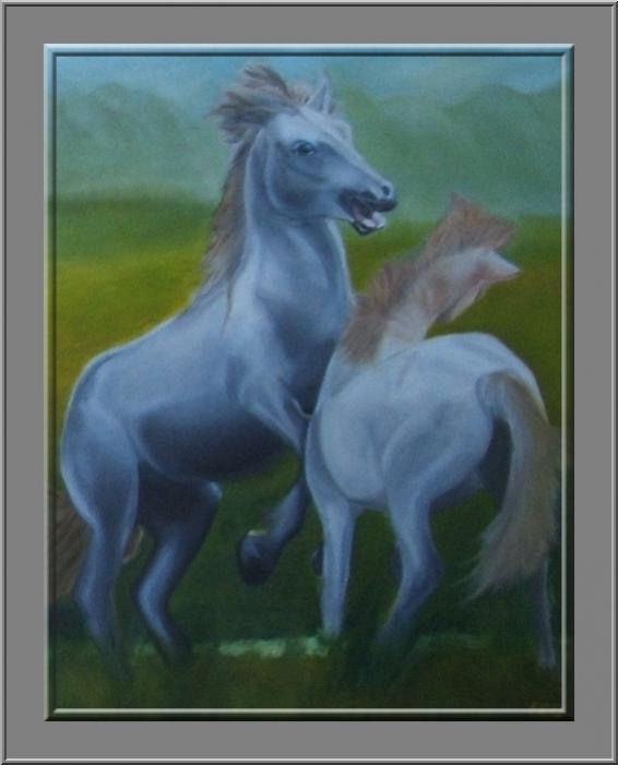jeu de chevaux - Françoise Dauvergne