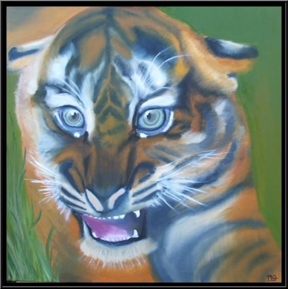 jeune tigre - Françoise Dauvergne