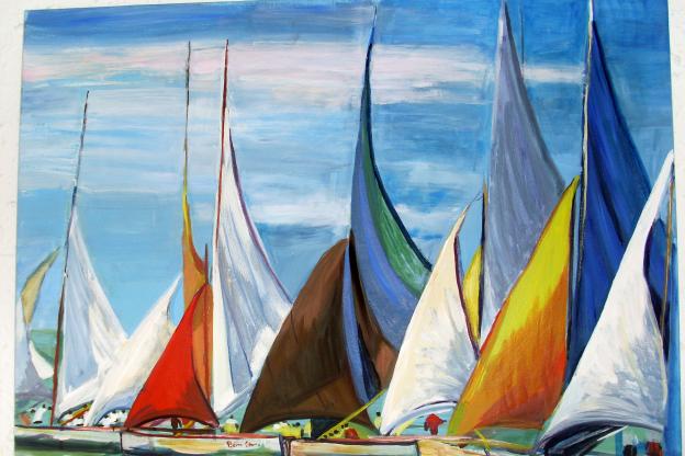 voiliers a mahebourg - Delphine Rey - Cliquer pour afficher en grand
