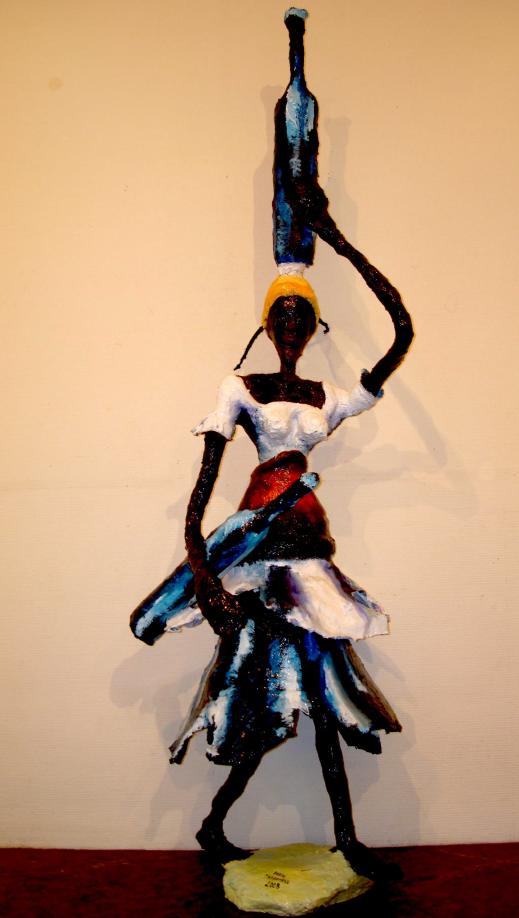 La porteuse d'eau - Rhode Bath-Schéba Makoumbou