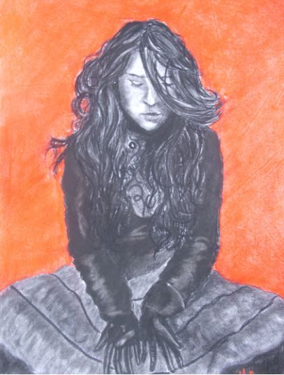 Femme assise - Hélène Van Hoeymissen