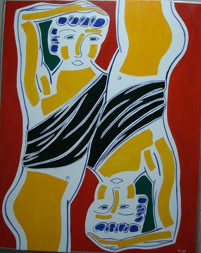 Narcisse devant son Reflet - Sandrine Fourgo