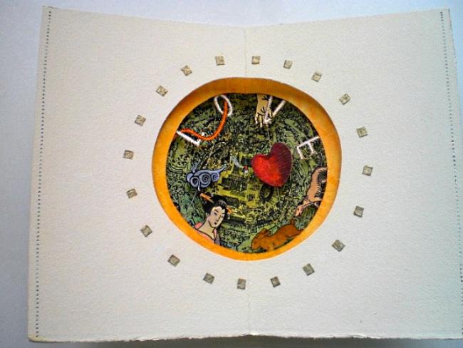 Folding- Art: Heart in the Ciity 2 - Tomoko Kato - Click to enlarge