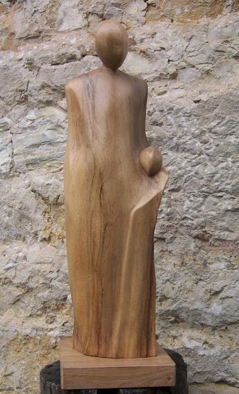 Femme et enfant - Jacky Gras