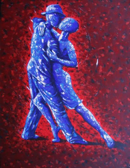 Tango blue dancers from China - Neima