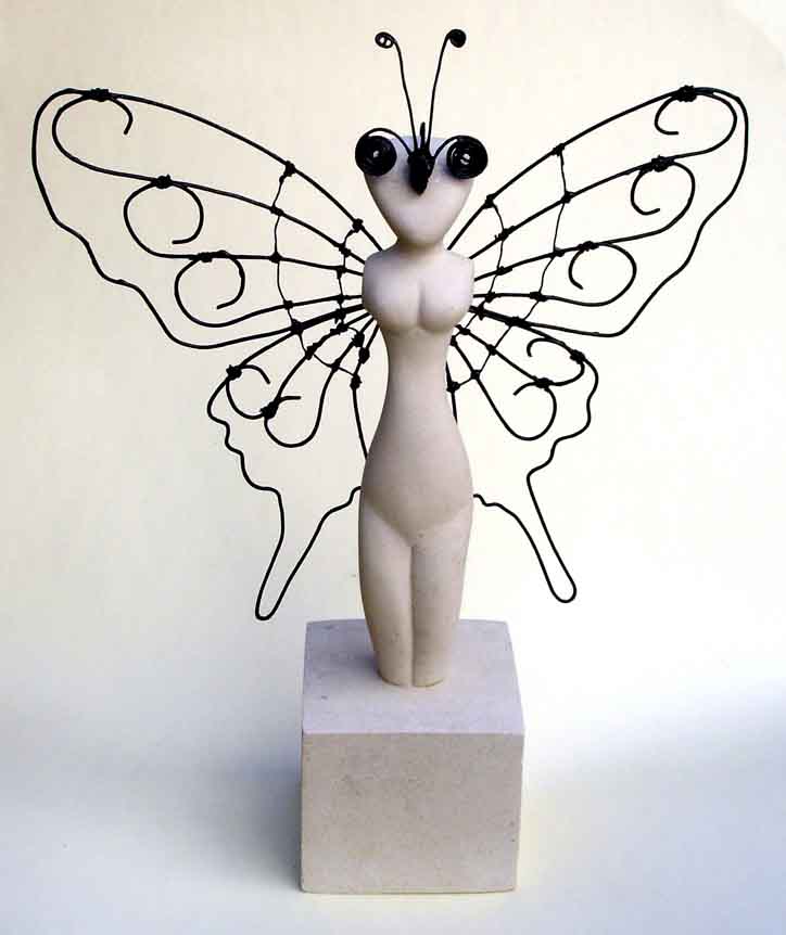 Femme Papillon - Pian - Cliquer pour afficher en grand