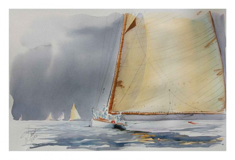La voile - Daniel Villein - Cliquer pour afficher en grand